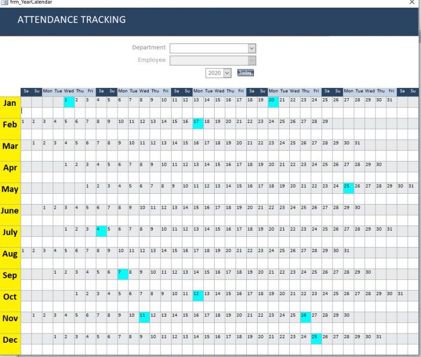 12 months rolling calendar table Access World Forums